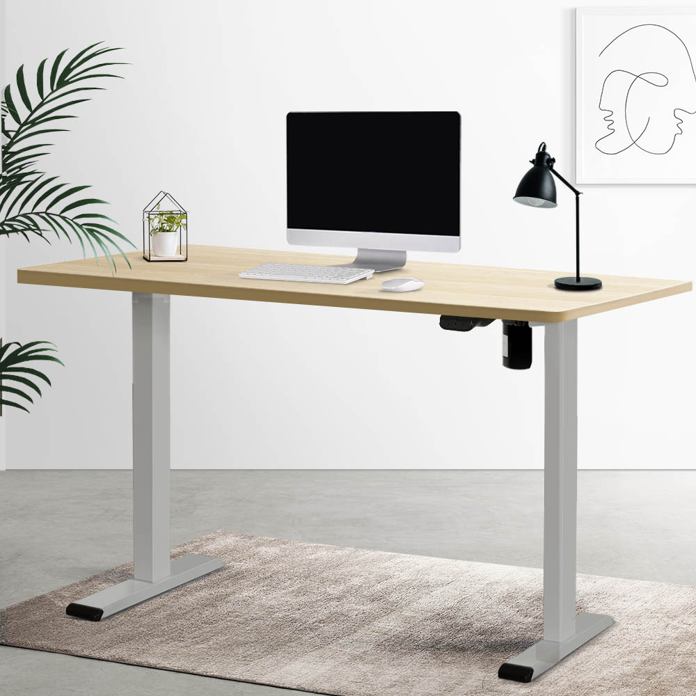 Artiss Electric Standing Desk Motorised Adjustable Sit Stand Desks Grey